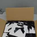 Kolldenn 50 Pcs No DIY Small Gift Bags with Black Bow Ribbon 4''x2.7''x4.5'' Mini White Paper Thank You Bags Bulk with Handle for Baby Shower Wedding Party Favor Birthday Return Guests