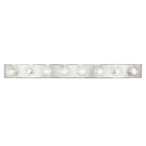 Progress Lighting 8-Light Traditional Bath Vanity Light, Broadway Collection, Indoor, P3300-15, Polished Chrome
