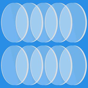 Copkim 10 Pcs 14 mm Laser Protective Lenses Replacement Compatible with D1, D1 Pro, M1 Series Engraving Machine 10w 20w Diode Module