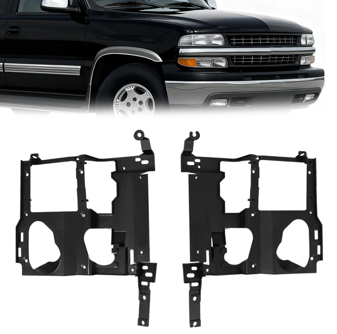 Headlight Bracket Compatible with 99-07 Sierra Silverado Suburban
Compatible with 1999-2007 GMC Sierra Yukon Chevy Chevrolet Silverado 1500 1500HD 2500 2500HD 3500 Suburban 1500 2500 Tahoe