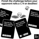 Lets Roll Dice & Drink | Drinking + Challenge Dice Game | Ages 21+