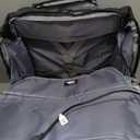 Rolling Backpack Waterproof Commuter Backpack with Wheels for Business, Laptop Compartment for 15.6-Inch Laptop, Wheeled Carry-On Bag for Adults (Black)