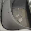 Open-Top Self Cleaning Litter Box, Automatic Cat Litter Box with APP Control, Dual Safety Sensors, Includes Trash Bags, Grey-White