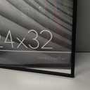 Americanflat 24x32 Poster Frame - Slim Molding - Black