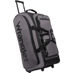 Wrangler Wesley Rolling Duffel Bag (Charcoal)