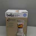 Bella 10 Speed Countertop Blender, Juicer & Smoothie Maker, Fits-anywhere Kitchenware, Slim Flip & Store Design, Dishwasher Safe 48oz Capacity Pitcher & Lid, Stainless Steel Blade, 450 Watt, Oatmilk