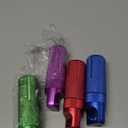 Patelai 4 Pcs Portable Keychain Pill Holder Pill Organizer Travel Waterproof Match Container Aluminum Airtight Keychain Container Travel Size Storage Supplements Holder for Outdoor Camping(Vibrant)