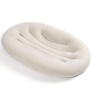 Baby Lounger for Newborn: Portable & Lightweight Pillow for Tummy Time Playtime & Diaper Changes - Skin-Friendly & Breathable for 0-12 Month Supervised Use