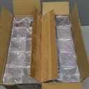 20Pack Clear Acrylic Pen Holder Desktop Pencil Organizer Acrylic Pencil Cup Stationery Office Organizer Makeup Brush Holder