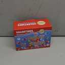 Valentine Day Gifts for Kids, 24 Pack Pop Fidget Heart-Shaped Mini Push Bubble Sensory it Fingertip Keychain Fidget Toys Decompression Valentines Classroom Party Favors Exchange Gifts for Kids