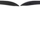 Front Bumper Side Spoiler Lip for X5 F15 2014-2018, 1 Pair Splitter Side Body Trim Kit Replacement, Lamp Splitter Air Vent Trim, Front Bumper Cover