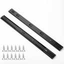 Ravinte 24 Inch Soft Close Drawer Slides 2 Pairs 4 Pack Black Full Extension Ball Bearing Drawer Glide Side Mount
