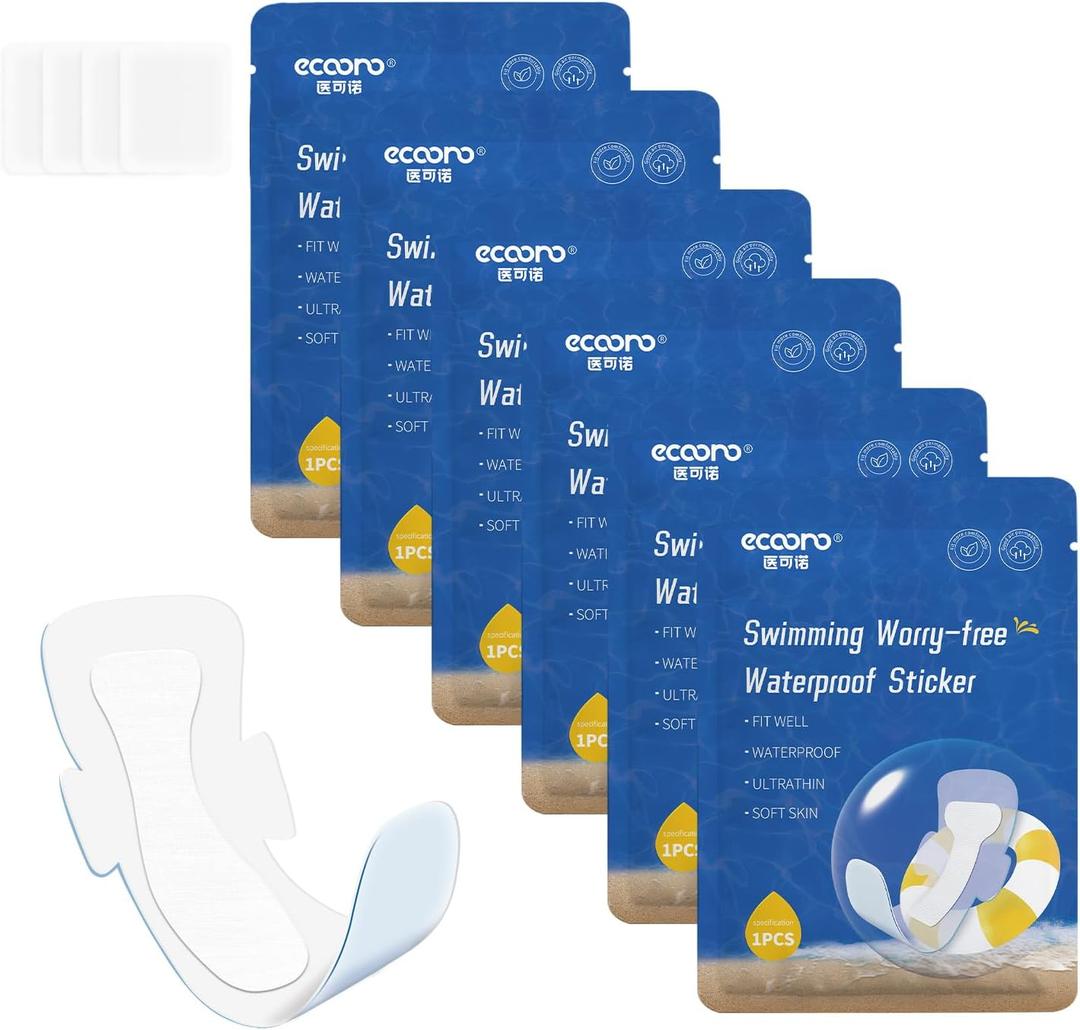 Waterproof Swimming Pads for Women, Skin Friendly Private Area Protection, Waterproof Private Patches, Dirt Prevention for Swimming, Daily Activities, Bathing, Spa & Water Sports