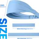 2 x Wide Headbands Headbands for Women Young Girls Non Slip Athletic Hair Bands for Small Head Ideal for Yoga Gym Running 4 Pack (black white blue purple)