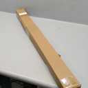 Curtain Rods Acrylic Diamond End Cap 28 to 48 Inch, 1 Inch Pole Color Black (Black, 28 to 48 Inch)