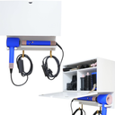 2in1 Storage Holder compatible with Dyson Hair Dryer Holder Wall Mount - Premium Wooden Organizer for Airwrap Holder Wall Mount Storage Rack for Accessories and Attachments