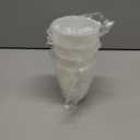 4 Pack Plastic Lampshade,5.7 inch High,4.1 inch Diameter,1.65 inch Fitter,Replacement Plastic Lamp Shade for LED Floor Lamp. Large Size 4pc