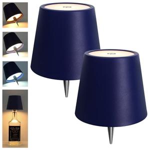 Mebaraul 1Pack 3600mAh Wine Bottle Lamps, 2025 New 3 Color Rechargeable Wireless Bottle Lamps, Bottle Lamp Kit for Liquor Bottles with Touch Dimming for Parties, Restaurants & Home Decor