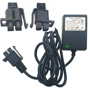 12 Volt Charger Works with Yamaha Raptor 700R Toyota FJ Cruiser MegaTredz Motion Trendz, 12V Battery Charger B-Type Plug Fit Ride On Peplacement