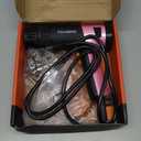 TDAGRO Heat Gun for crafting 1800W, 122℉~1202℉ Variable Temperature Control with 2-Temp Settings 4 Nozzles, 1.5s Fast Heating Mini Heat Gun for Resin, Shrink PVC Tubing/Crafts and Vinyl Wrap（Pink）