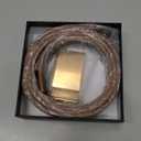 Founders & C Men's Ratchet Belt 1 3/8",Leather Dress Belt Adjustable with Click Sliding Buckle Trim to Exact Fit,Gold Buckle-tan Belt, 28"-42" Waist Adjustable