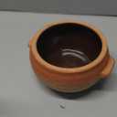 Fireproof Burning Bowl with Handle Handmade Natural Clay Smudge Pot, Ceramic Fire Safe Bowl for Meditation Ceremonial,Sage Cleanse, Incense, Intention Paper