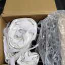 HOTEEL 10x30 Party Tent with 8 Removable Sidewalls for Parties, Weddings, BBQ, Baby Shower, Waterproof Outdoor Event Canopy, Patio Camping Gazebo, Carpas para Fiestas, White