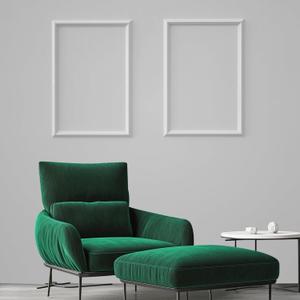 Yuzzy 2 Set Peel and Stick Wall Molding Trim Kit, 16" x24" Premade Wainscoting Panels, Self Adhesive Moulding Panel for Interior Walls Picture Frame