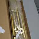 Gold Pipe Clothing Racks Wall Mount Gold Clothes Rack, Heavy Duty Industrial Pipe Clothes Racks Retail Display Hanging Rod for Closet Storage, Laundry Room (71 Inch)