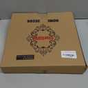 Royal Blue Charger Plates with Beaded Rims, Set of 6 Plastic Wedding Bulk Plate Charges for Dinner Plates, Table Decoration, Holiday, Thanksgiving, Christmas.