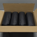 4 Pcs Top MaxiMite 50-60 Gallon Trash Bag Black 100 Count Made in USA