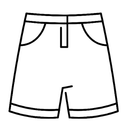 Shorts Casual Elastic Waist Drawstring Lightweight Summer Beach Shorts Size 140