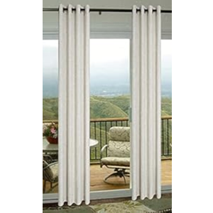  Curtains 108x52 Inches Long for High Ceiling to Floor Living Room 2 Panels Set Semi Blackout Grommet Eyelet Light Filtering Sheer Modern Farmhouse Drape for Bedroom Picture Window 