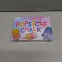 ArtCreativity Popsicle Chalk - Set of 3 - Popsicle Shaped Sidewalk Chalks - Washable Chalk for Kids Outdoor Painting Activities - Non-Toxic Colorful Chalkboard Chalk - Classroom Prize Art Supply Set