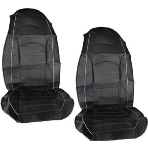PU Leather Car Interior Front Seat Full Covers Cushions Protectors Universal