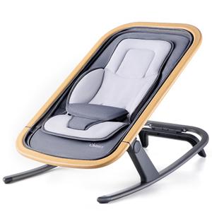 LAREX Baby Bouncer, Portable Bouncer Seat Baby Rocker Chair Infant Bouncy Seat with 3 Point Harness, Infant 2 in 1 Rocker, 0-6 Months up to 20 lbs