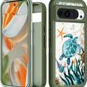 for Google Pixel 9 Pro XL Case - Women Girls Boys Cute Cover Girly Aesthetic Kawaii Unique Design Cartoon Cool Turtles Heavy Duty Shockproof Protective Phone Case for Pixel 9 Pro XL 6.8 Inch