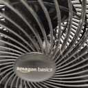 Amazon Basics Air Circulator Fan, Desk Fan for Bedroom, Home and Office, With 90-Degree Tilt Head, 3 Speed Settings, Lightweight (3 LBS), 35 Watts, Black, 11.1"W x 6.3"D x 10.9"H