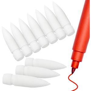 2 x VILLCASE Paint Marker Replacement Nibs Soft Fine Tip for Acrylic and Oil Markers Refillable Drawing Pen Tips for Detailed Sketching and Precise Art