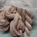 DeZerlor Pink Cheesecloth Table Runner 12 Pack Spring Easter Table Runners Boho Gauze 120 Inches Light Pink Cheese Cloth Table Decor for Wedding Bridal Baby Shower Parties