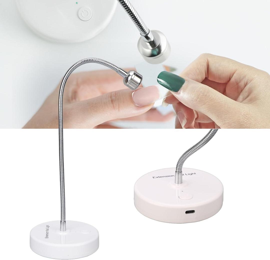 LED Light, 3W USB Input Flash Cure Light for Nails, Nail Dryer Nail Extension Gel Curing Lamp for Outdoor Stall Gel Nail Curing