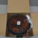 Portable Camping Fan & Lantern, (40H Max Working) Rechargeable Battery Operated Fans & Hook, 15000mAh Glamping Tent Hanging Fan for Car Camping Essentials Accessories,Hiking,Hurricane Survival Gear