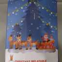 Christmas Blow Up Yard Decorations - 12 FT Christmas Inflatables Santa Sleigh and Reindeer Outdoor Decoration Built-in 13 Led Christmas Decorations Outdoor Inflatable for Yard Lawn Roof Xmas Party