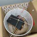 JONATHAN Y JYL6007A Lafayette 65" Adjustable Height LED Floor Lamp Modern,Minimalist,Contemporary for Bedrooms, Living Room, Office, Reading, Brass/Black