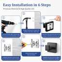 14-Piece Matte Black Bathroom Accessories Set, Stainless Steel Bathroom Hardware Set, Bathroom Wall-Mounted Towel Rack, Bath Towel Bar Set