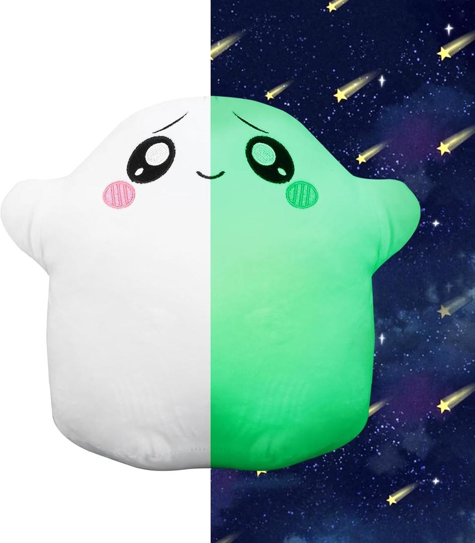 Ghosty Plush Toy Glow in The Dark Fluorescent Doll Toy,Foxy and Boxy Plush The Best Gift for Christmas Birthday