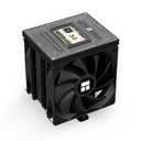 Thermalright Burst Assassin 120 Vision Black CPU Air Cooler, Desktop CPU Cooler with 1500RPM Speed,320x240 Resolving Power IPS LCD Screen with 2.4in,PC Cooling for Intel lga1851/1700/115X,AM4/AM5