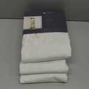 Modavari Carlisle Blackout Thermal Lined Single Panel Rod Pocket with Back Tabs Ultra Plush Velvet Easy Care 1 Panel 84"x52" (3 Pack)