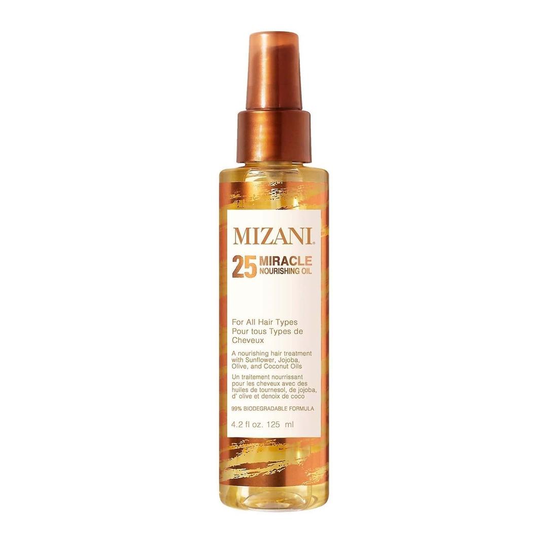 Mizani 25 Miracle Nourishing Hair Oil - for Curly Hair with Coconut Oil & Jojoba Oil, Adds Shine, Anti Frizz, Lighweight, Non-Greasy, Silicone-Free, Paraben-Free