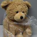 Bearington Bubsy Brown Teddy Bear Plush - 16" Light Brown Teddy Bear Toy with Ultra-Soft Plush Fur and Hand-Sewn Nose - Cuddly Stuffed Bear Gift for Kids, Babies, and Teddy Collectors